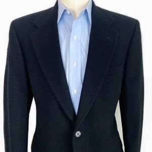 Brooks Brothers Black Camel Hair Sport Jacket Blazer 41R